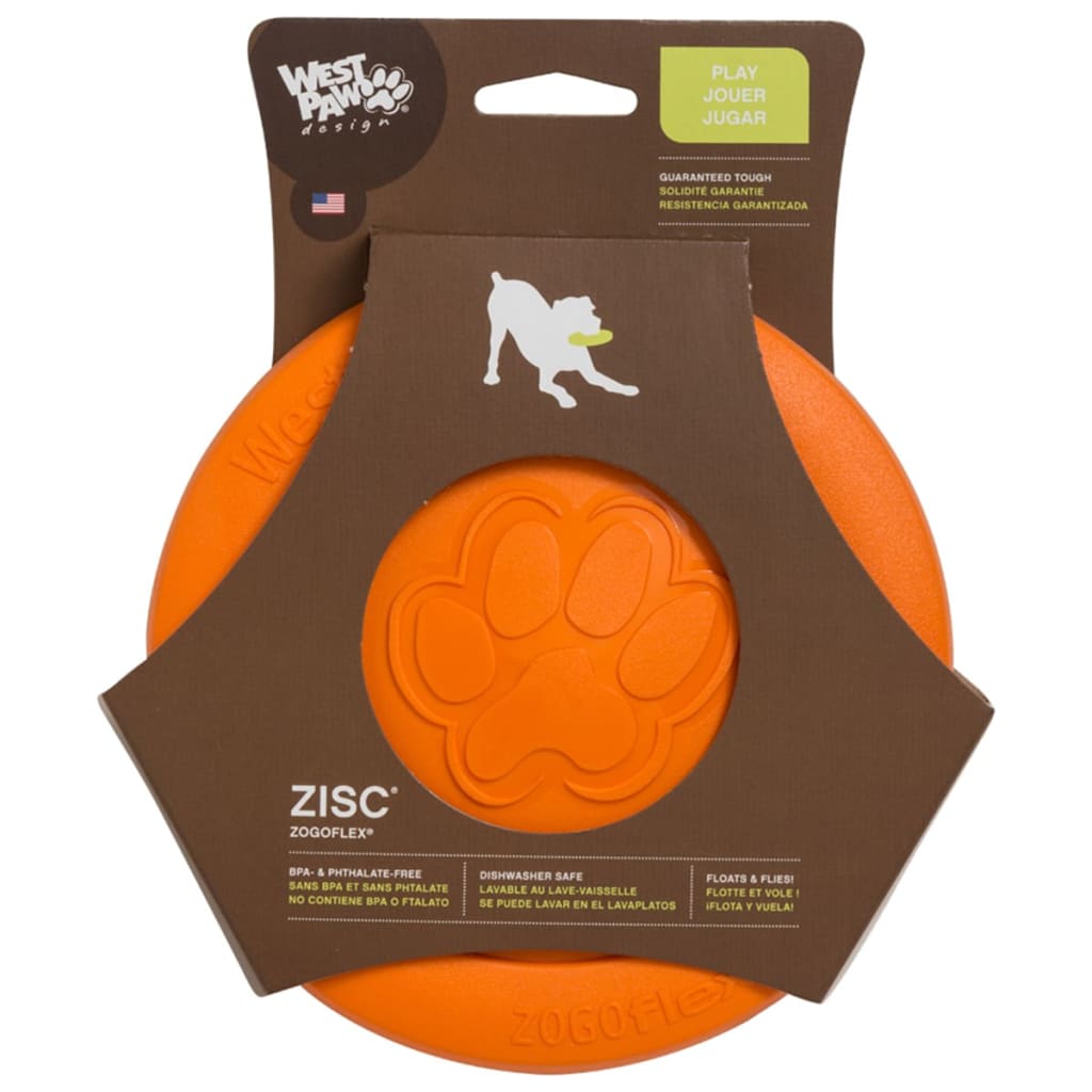 Zogoflex Hondenfrisbee Zisc oranje maat L 1937 - AllerleiShop