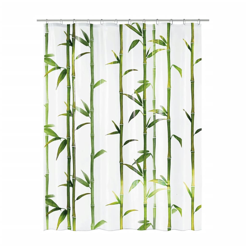 Kleine Wolke Douchegordijn Bamboo 180x200 cm groen - AllerleiShop