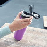 Leifheit Thermosfles Flip 600 ml paars - AllerleiShop