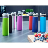 Leifheit Thermosfles Flip 600 ml paars - AllerleiShop