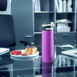 Leifheit Thermosfles Flip 600 ml paars - AllerleiShop