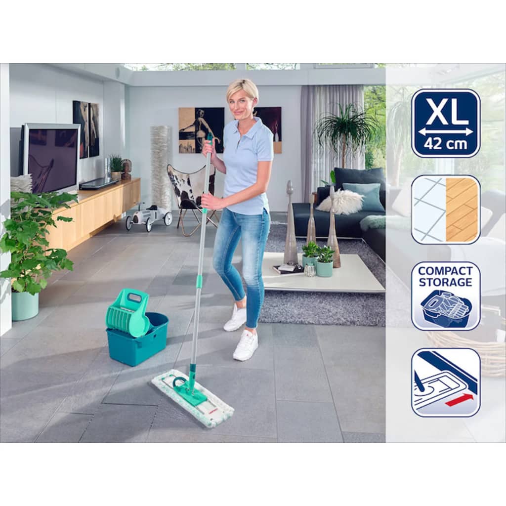 Leifheit Vloerwisser set Profi Compact groen 55092 - AllerleiShop