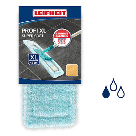 Leifheit Mopdoek Profi Extra Soft blauw 55116 - AllerleiShop