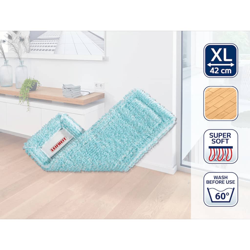 Leifheit Mopdoek Profi Extra Soft blauw 55116 - AllerleiShop