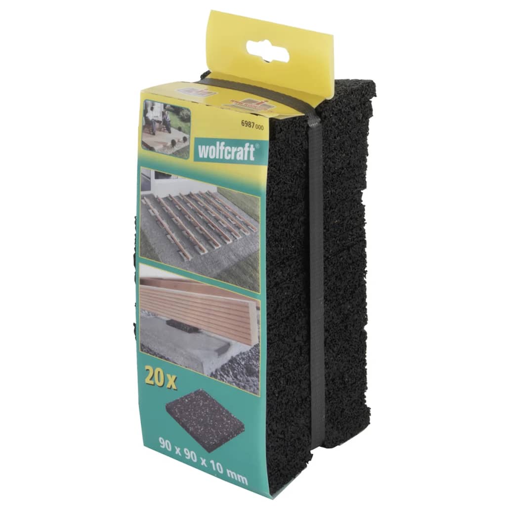 wolfcraft Steunpads voor leggen van terras 20 st 6987000 - AllerleiShop