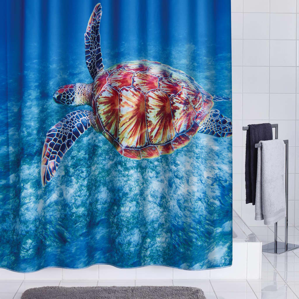 RIDDER Douchegordijn Turtle 180x200 cm - AllerleiShop