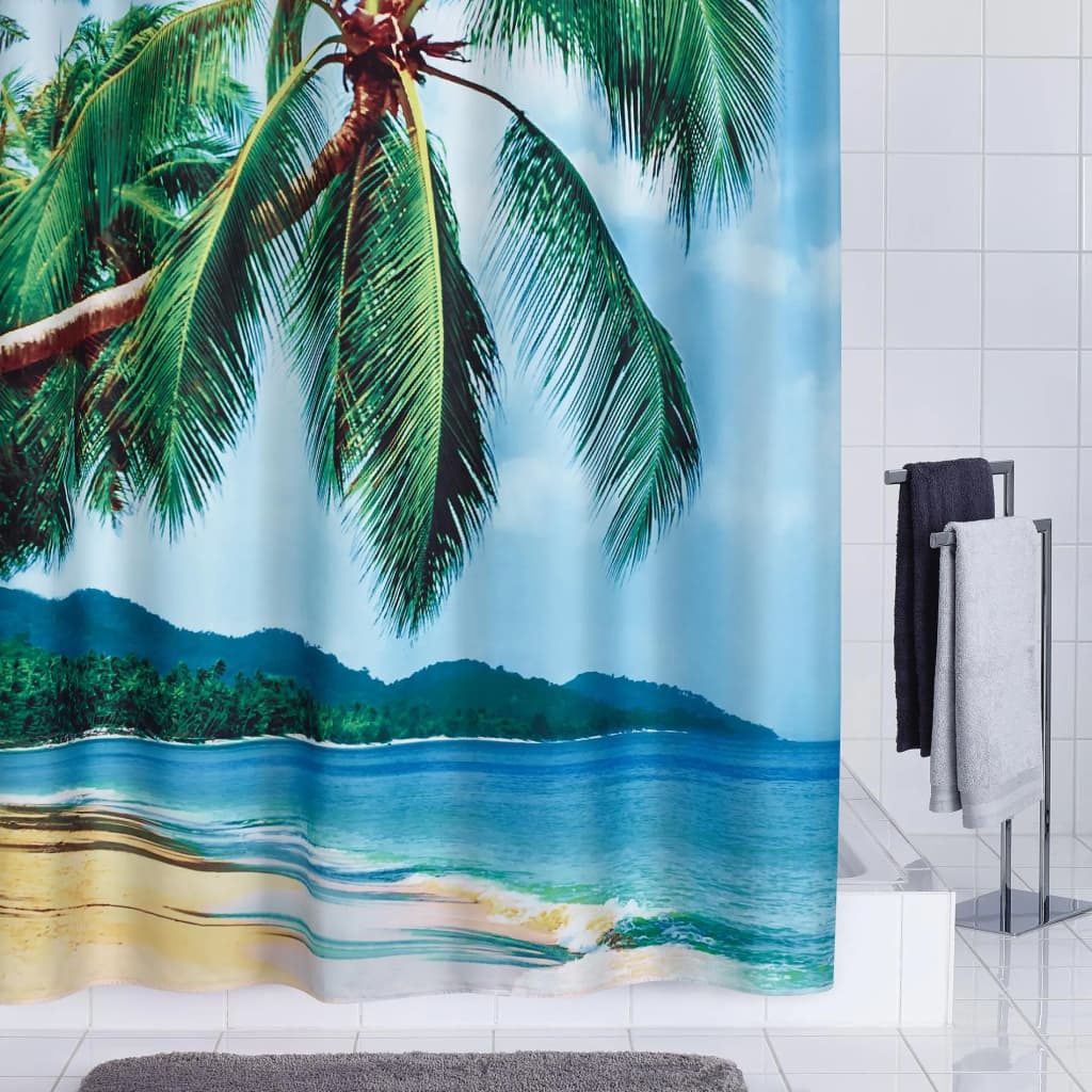 RIDDER Douchegordijn Palm Beach 180x200 cm - AllerleiShop