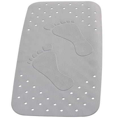 RIDDER Badmat anti-slip Plattfuß 72x38 cm grijs 67087 - AllerleiShop