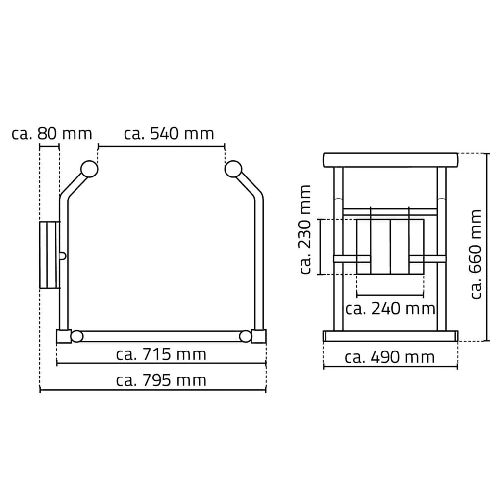 RIDDER Toiletgreep mobiel 150 kg wit A0110101 - AllerleiShop