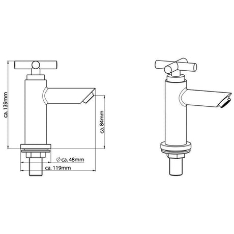 SCHÜTTE Koudwaterkraan MATAO chroom - AllerleiShop