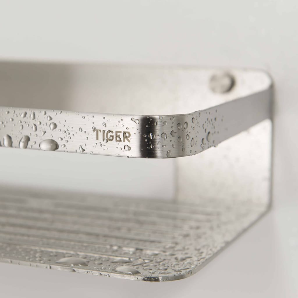 Tiger Badkorf Caddy zilver 1400030946 - AllerleiShop