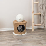 TRIXIE Kattengrot met krabbal 36x50 cm taupe - AllerleiShop