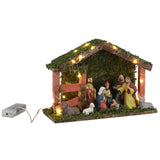 HI Kerststal met LED-verlichting - AllerleiShop