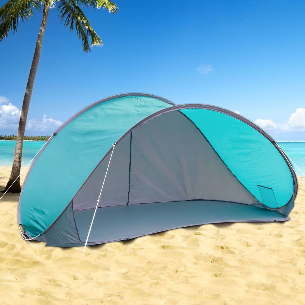 HI Pop-up strandtent blauw - AllerleiShop