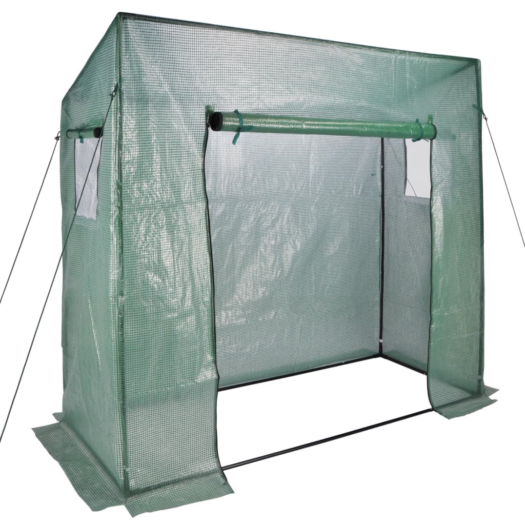 HI Kas 200x77x169/148 cm groen - AllerleiShop