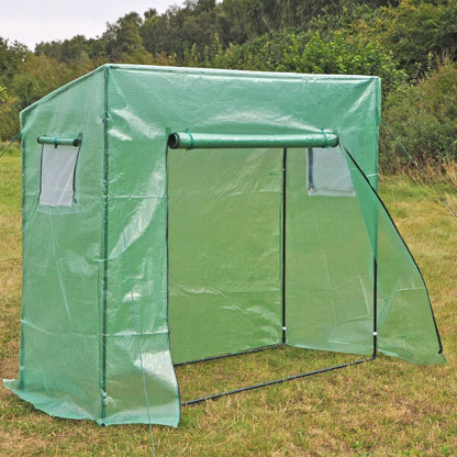 HI Kas 200x77x169/148 cm groen - AllerleiShop