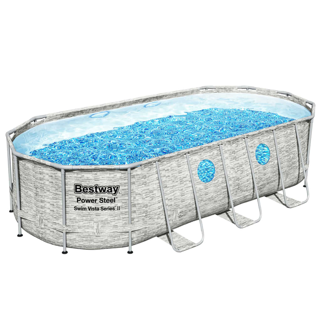 Bestway Zwembadset Power Steel Swim Vista Series 549x274x122 cm - AllerleiShop