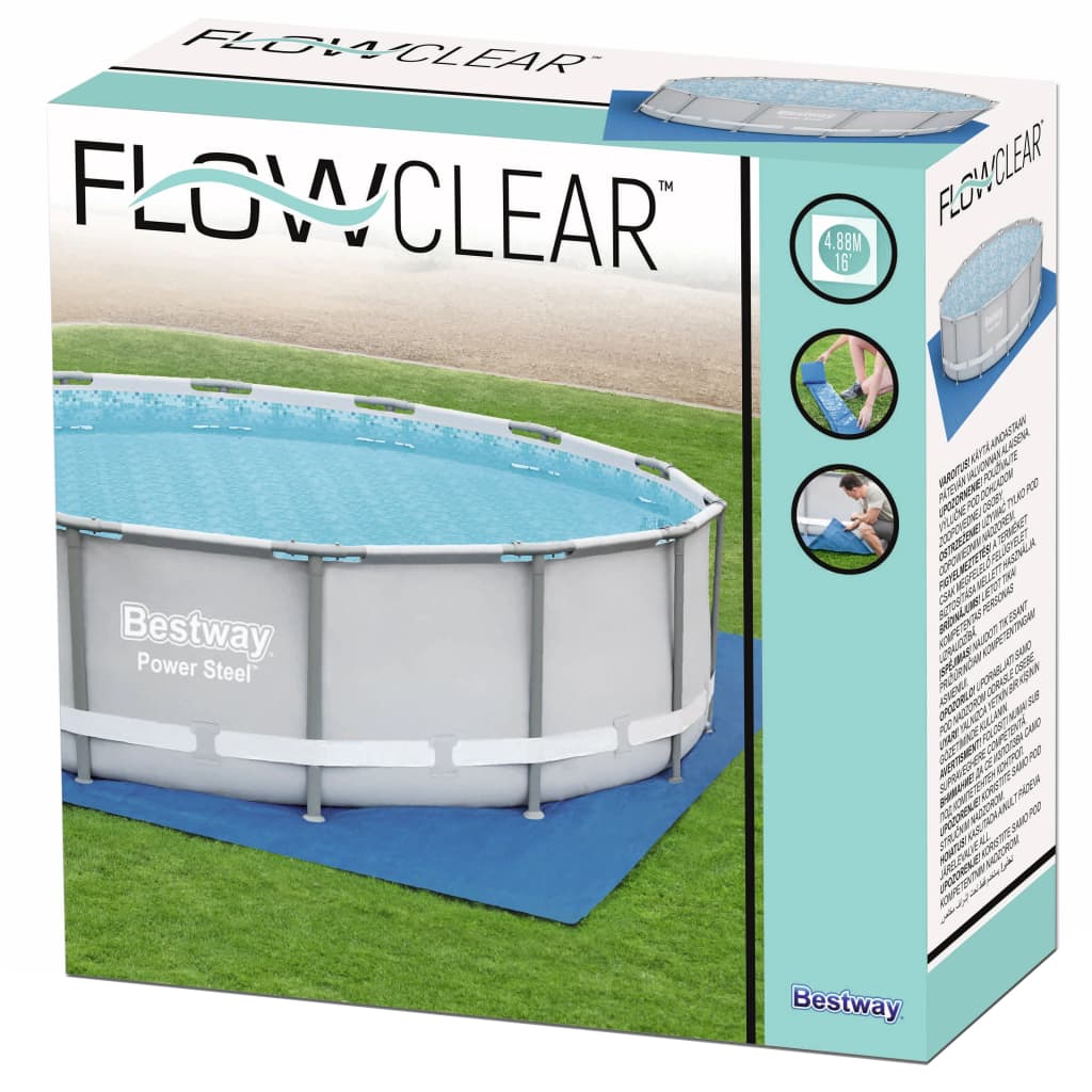 Bestway Zwembadgrondzeil Flowclear 488x488 cm - AllerleiShop