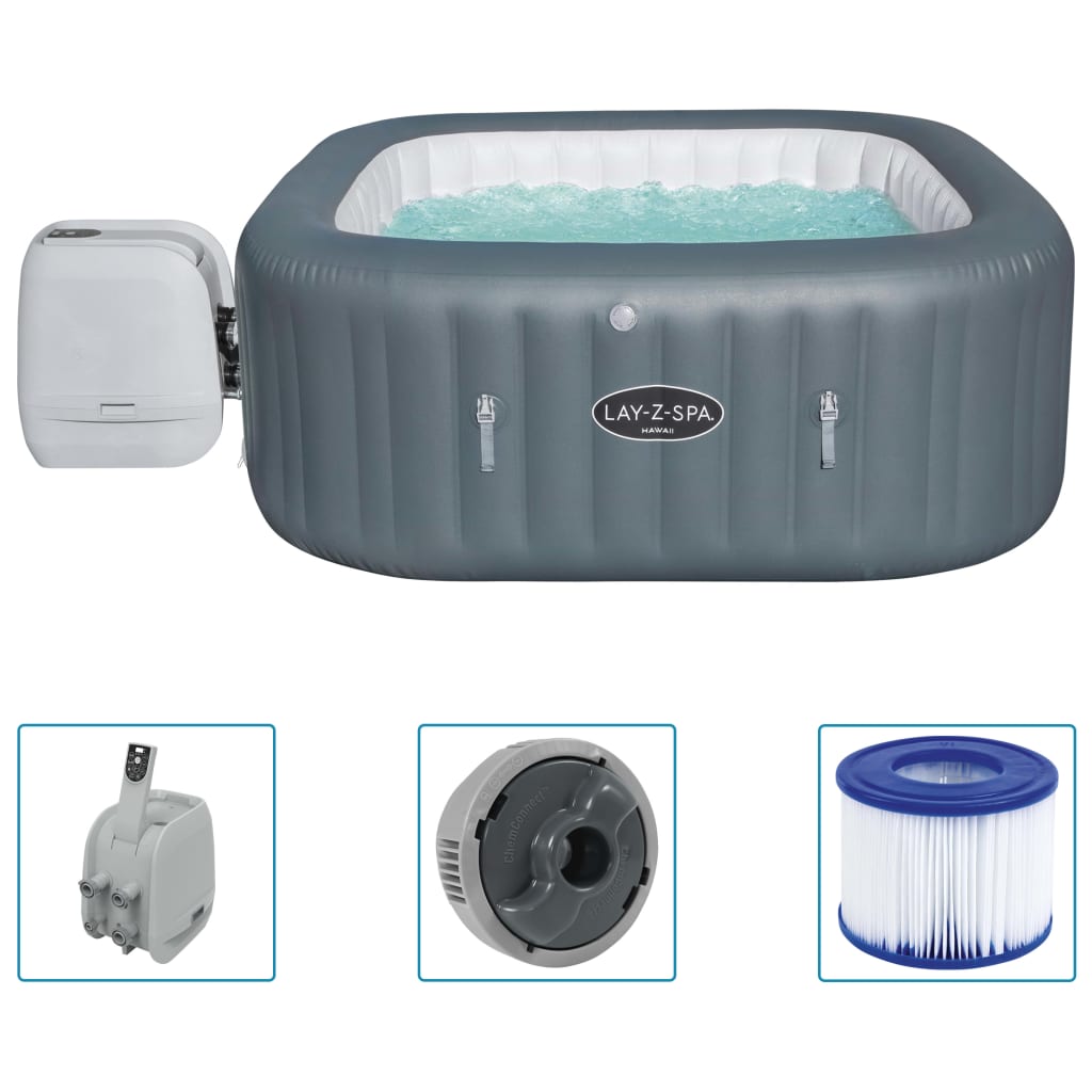 Lay-Z-Spa Hottub opblaasbaar Hawaii Hydrojet Pro