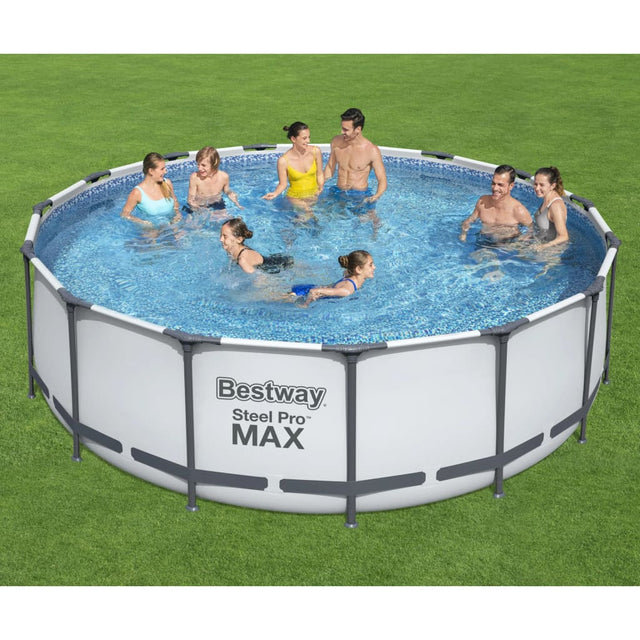 Bestway Zwembadset Steel Pro MAX rond 457x122 cm - AllerleiShop