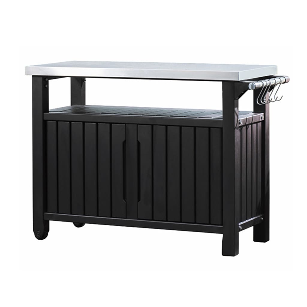 Keter Tuintafel voor BBQ multifunctioneel Unity XL hout-look - AllerleiShop