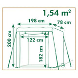 Nature Tomatenkas 198x78x200 cm - AllerleiShop