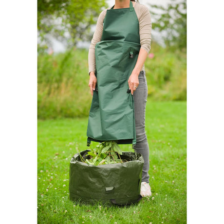 Nature Tuinschort met opvouwbare zak 130x55 cm groen - AllerleiShop