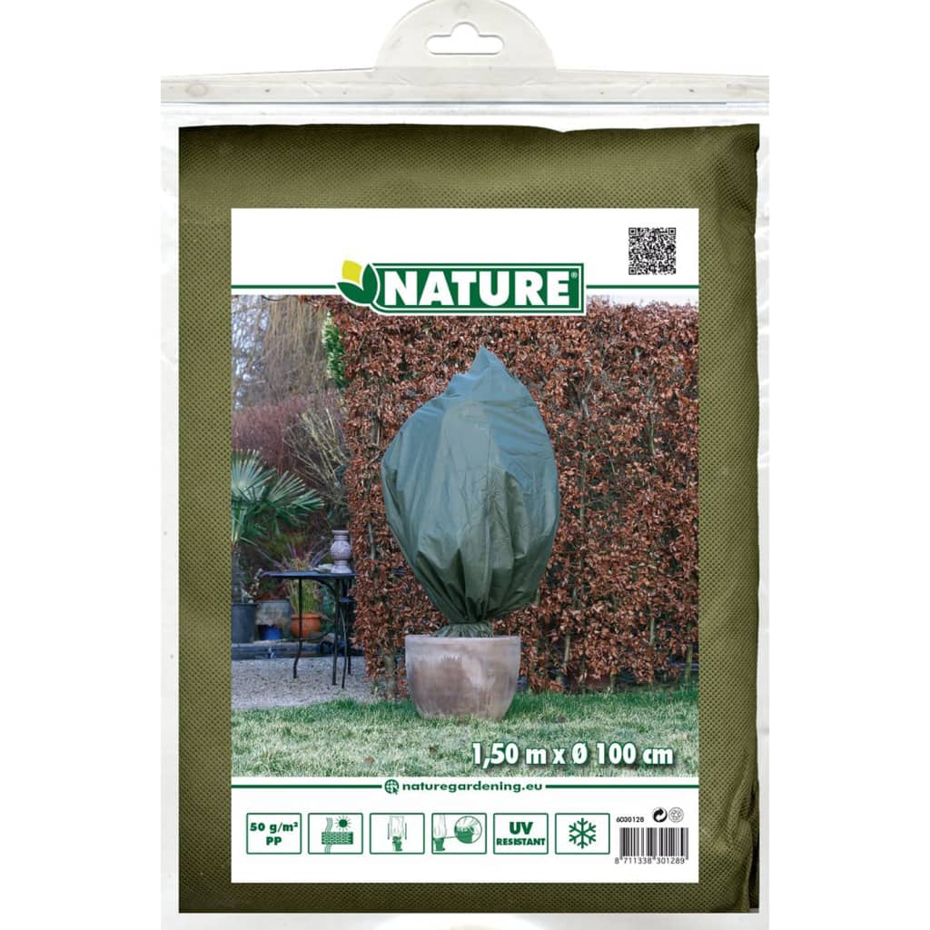 Nature Wintervliesdoekhoezen 3 st 50 g/m² 100x50 cm groen - AllerleiShop