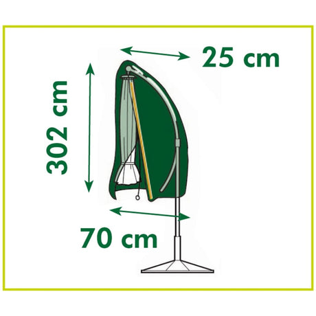 Nature Beschermhoes voor parasols 302x70x25 cm - AllerleiShop