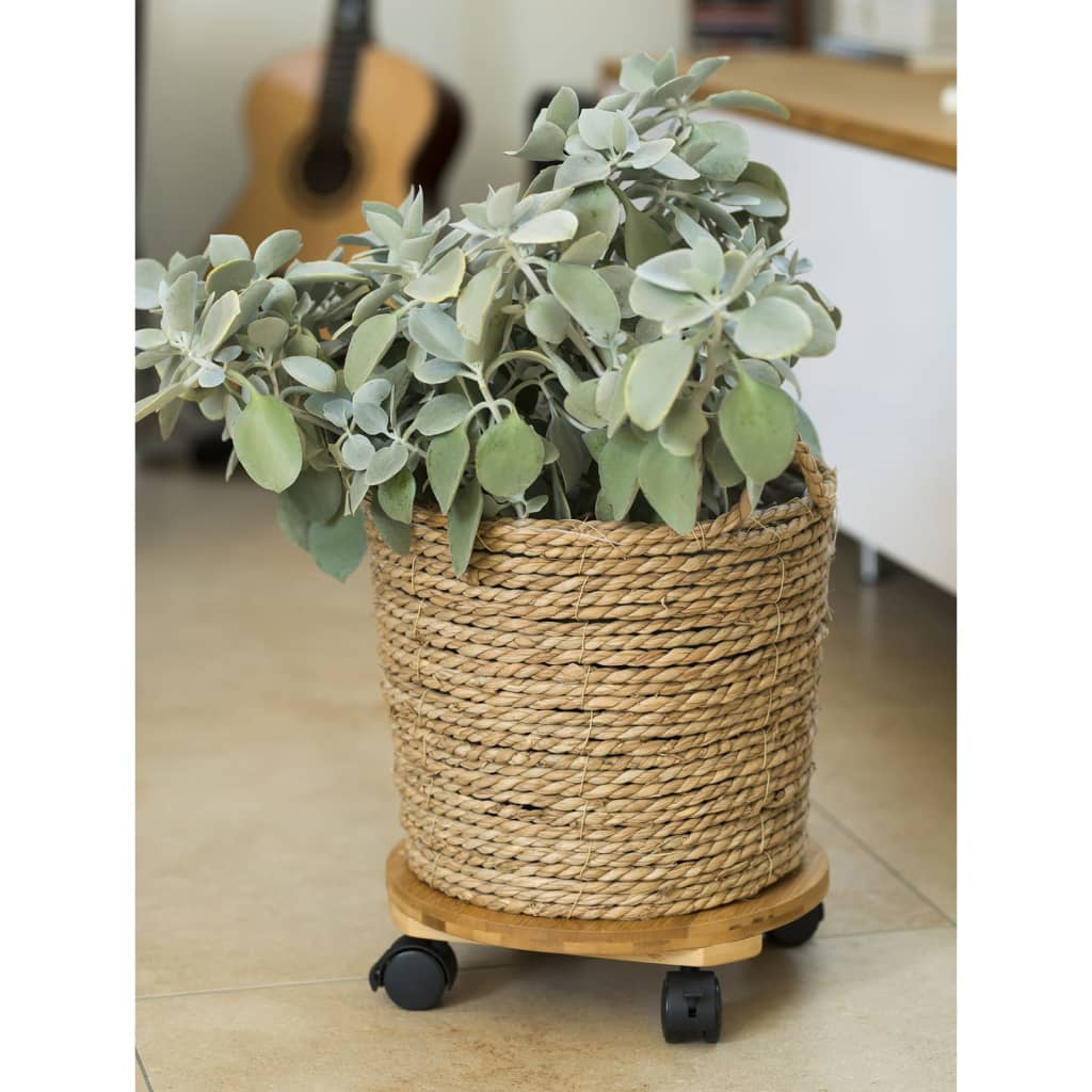 Nature Plantentrolley rond Ø30 cm bruin BPC - AllerleiShop