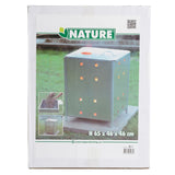 Nature Tuinverbrandingsoven vierkant 46x46x65 cm gegalvaniseerd staal - AllerleiShop