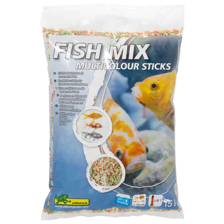 Ubbink Visvoer Fish Mix Multicolour Sticks 4 mm 15 L - AllerleiShop