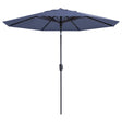 Madison Parasol Paros II Luxe 300 cm safierblauw - AllerleiShop