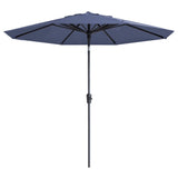 Madison Parasol Paros II Luxe 300 cm safierblauw - AllerleiShop