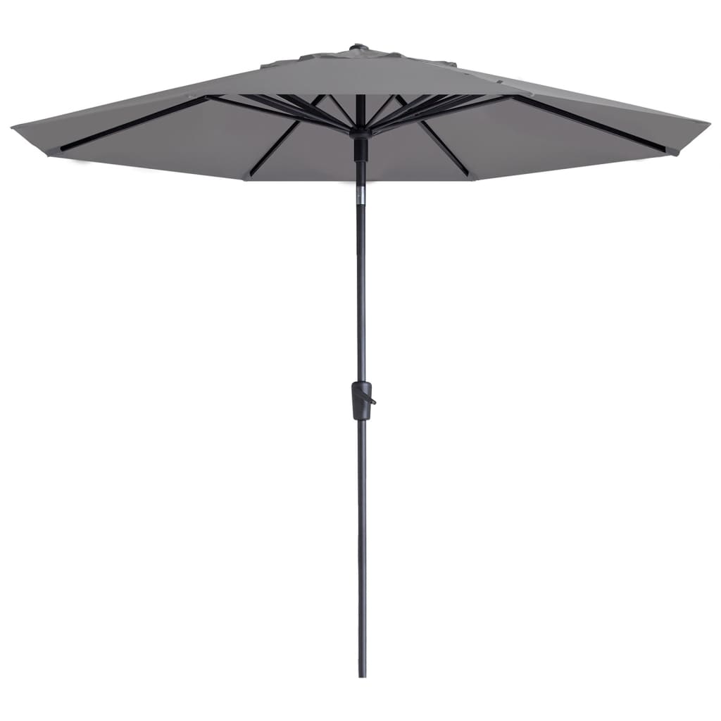 Madison Parasol Paros II Luxe 300 cm lichtgrijs - AllerleiShop