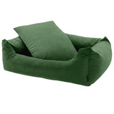 Madison Hondenbed Velvet 100x80x25 cm groen - AllerleiShop