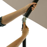 Madison Parasol Moraira 230x230 cm groen - AllerleiShop