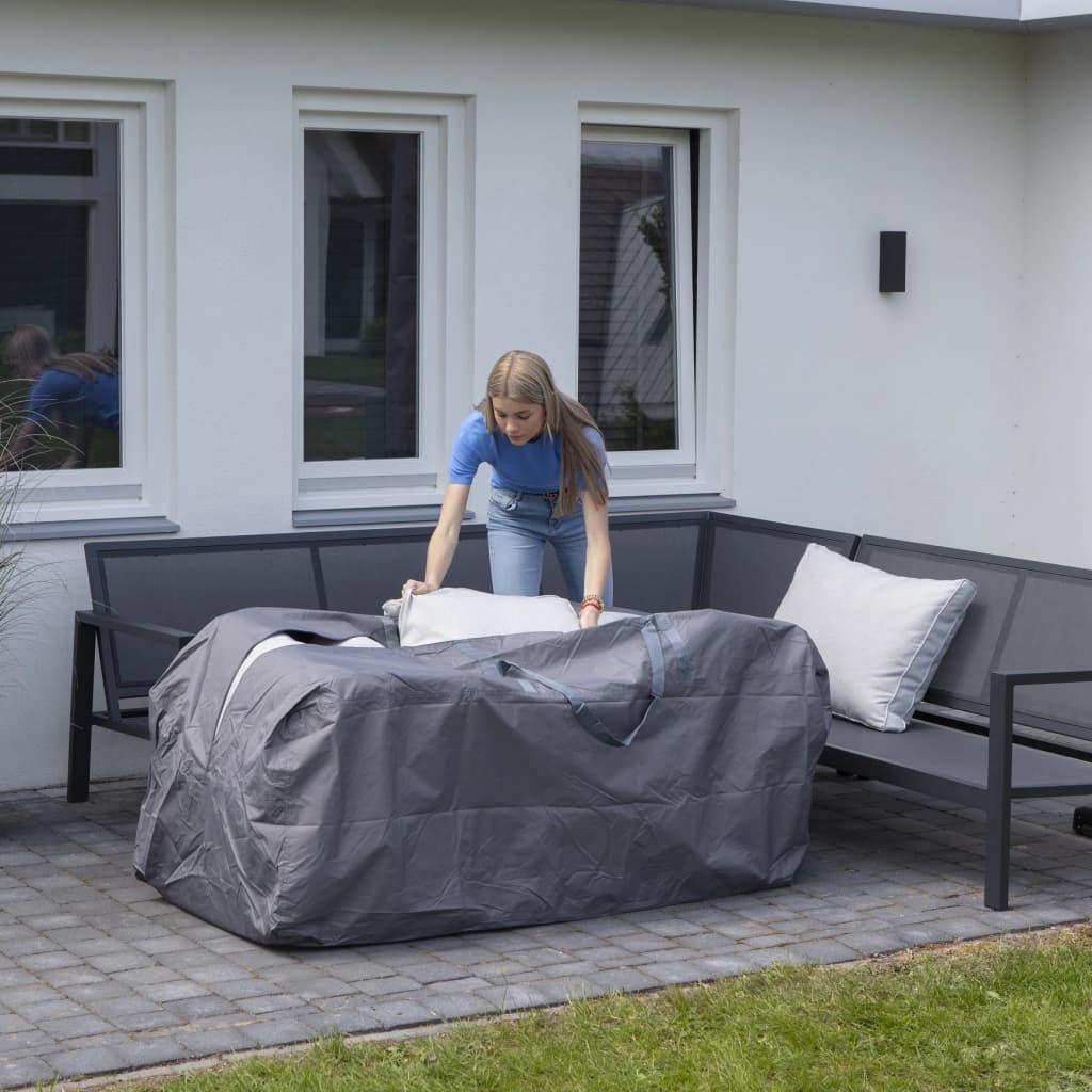 Hoes voor tuinkussens 80x80x60 cm grijs