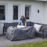 Hoes voor tuinkussens 80x80x60 cm grijs