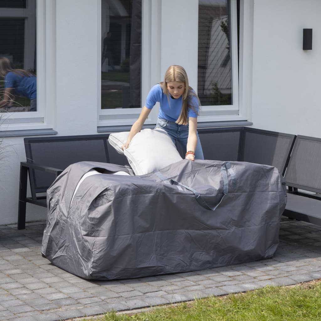 Hoes voor tuinkussens 80x80x60 cm grijs