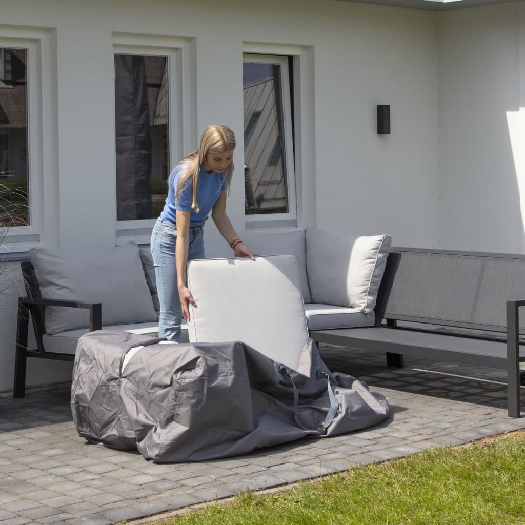 Hoes voor tuinkussens 80x80x60 cm grijs