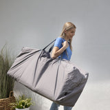 Hoes voor tuinkussens 80x80x60 cm grijs