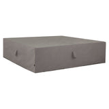 Loungesethoes 210x200x70 cm grijs