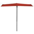 Madison Balkonparasol Sun Wave 270x150 cm steenrood - AllerleiShop