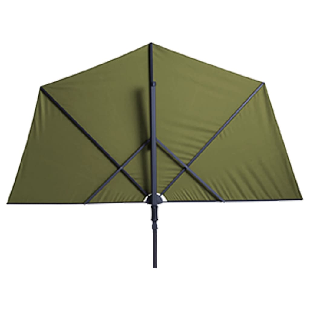 Madison Balkonparasol Sun Wave 270x150 cm saliegroen - AllerleiShop