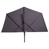 Madison Balkonparasol Sun Wave 270x150 cm saffierblauw - AllerleiShop