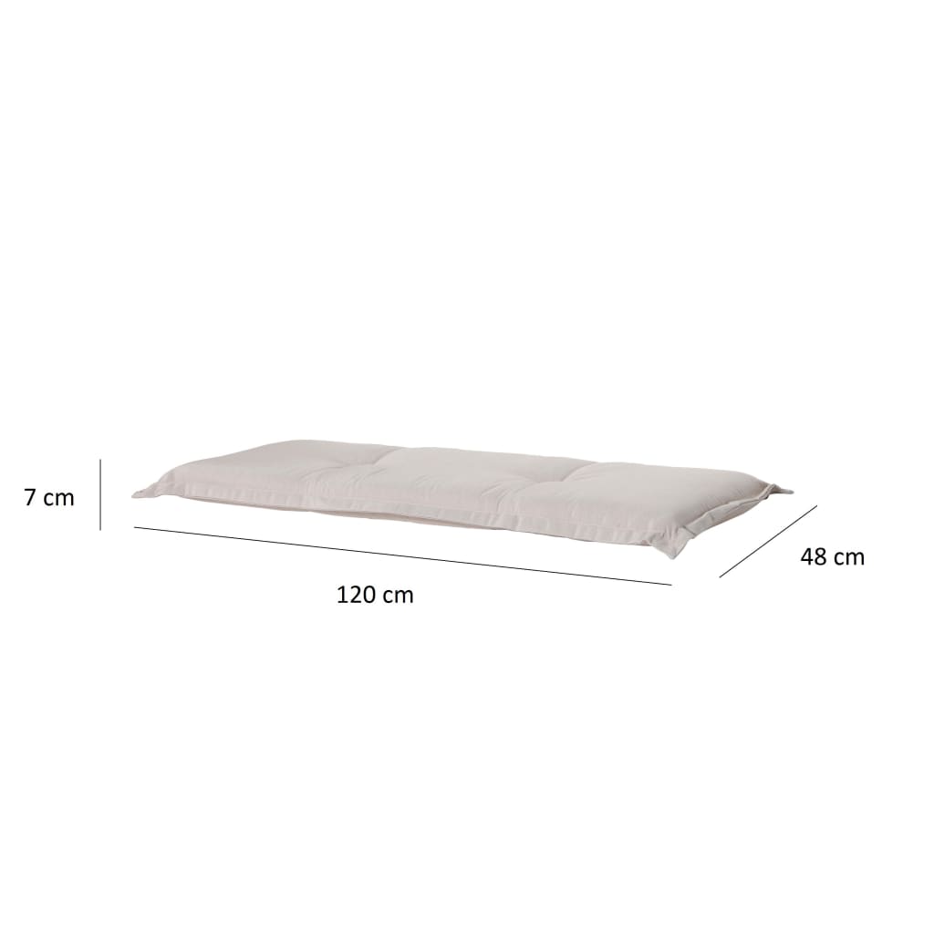 Madison Bankkussen Panama 120x48 cm lichtbeige - AllerleiShop