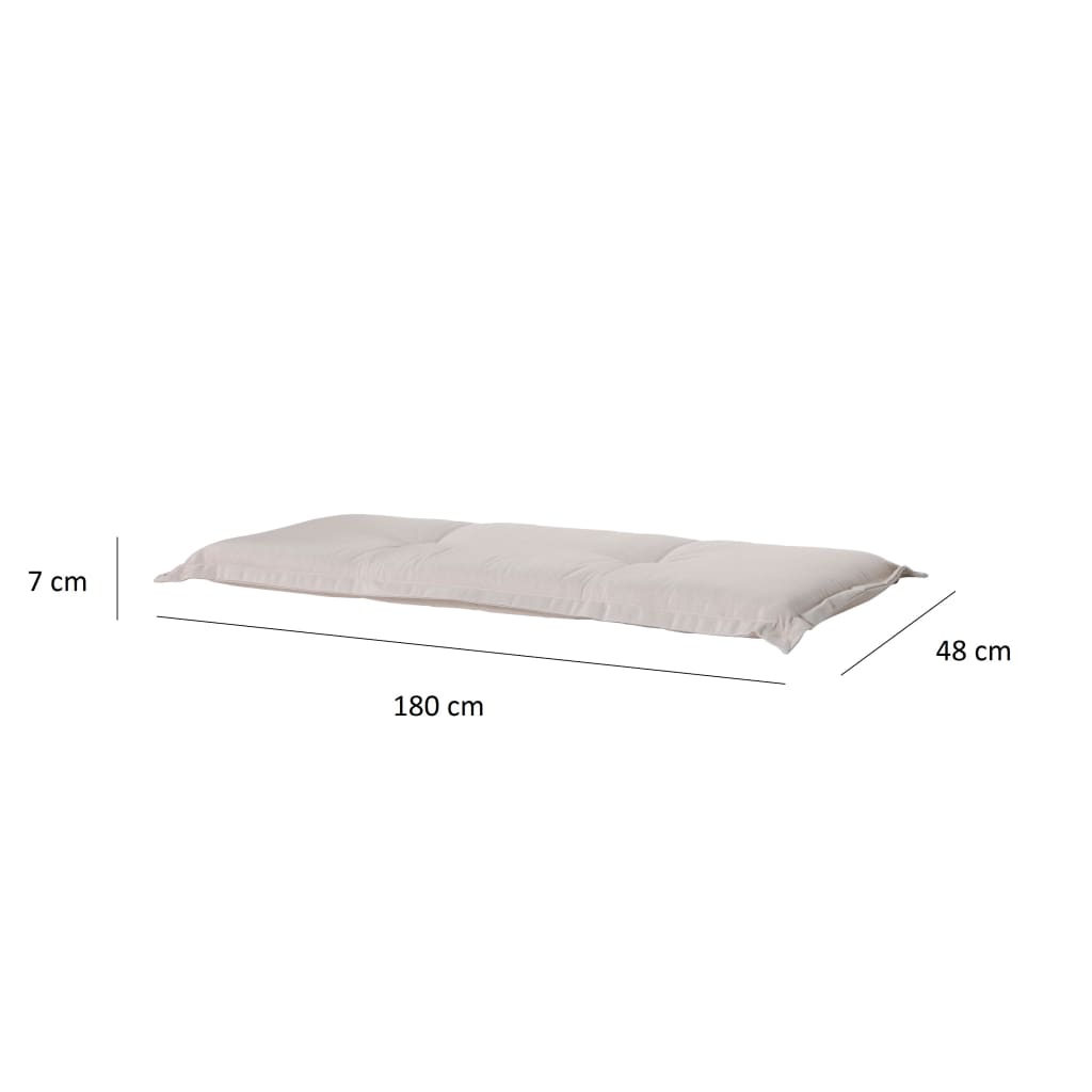 Madison Bankkussen Panama 180x48 cm lichtbeige - AllerleiShop