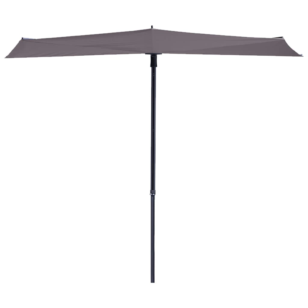 Madison Balkonparasol Sun Wave 270x150 cm taupe PAC3P015 - AllerleiShop