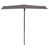 Madison Balkonparasol Sun Wave 270x150 cm taupe PAC3P015 - AllerleiShop